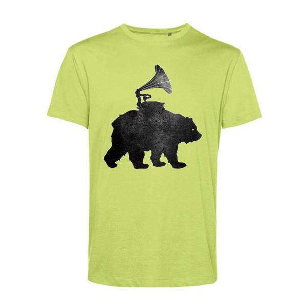 Polera Unisex Orgánica Bearmachine - SH#0010