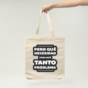 Bolsa de Algodón pesada (227 gr/m2) Juan Gabriel SH#0033
