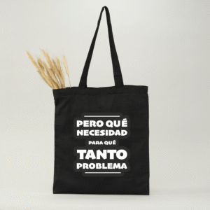Bolsa Algodón Orgánico Certificado Negro Juan Gabriel– SH#0034