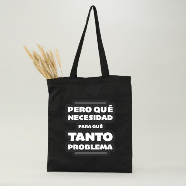 Bolsa Algodón Orgánico Certificado Negro Juan Gabriel– SH#0034