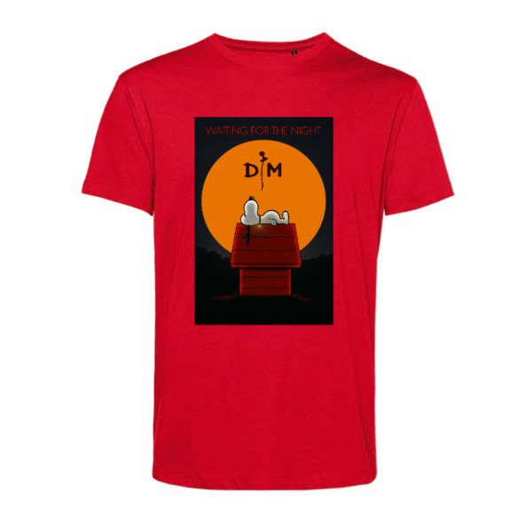 Polera Unisex Orgánica Depeche Snoopy - SH#0065
