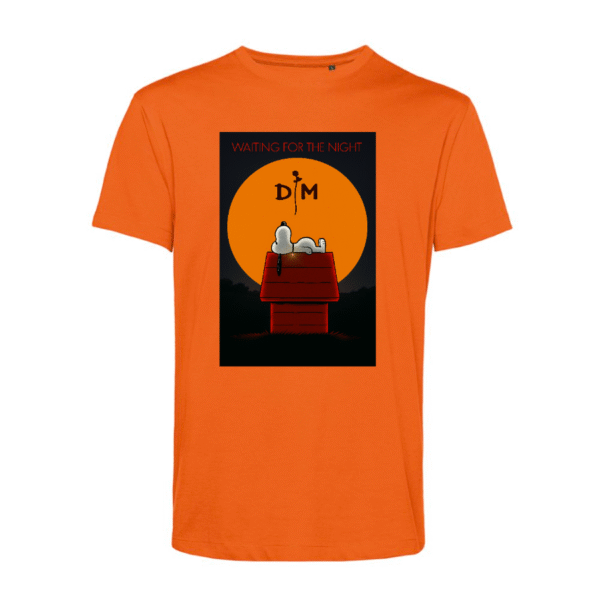 Polera Unisex Orgánica Depeche Snoopy - SH#0065