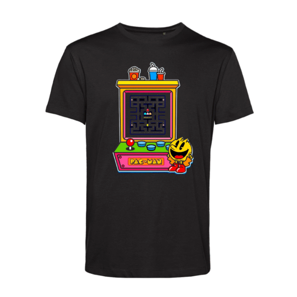 Polera Unisex Orgánica Pacman - SH#0077