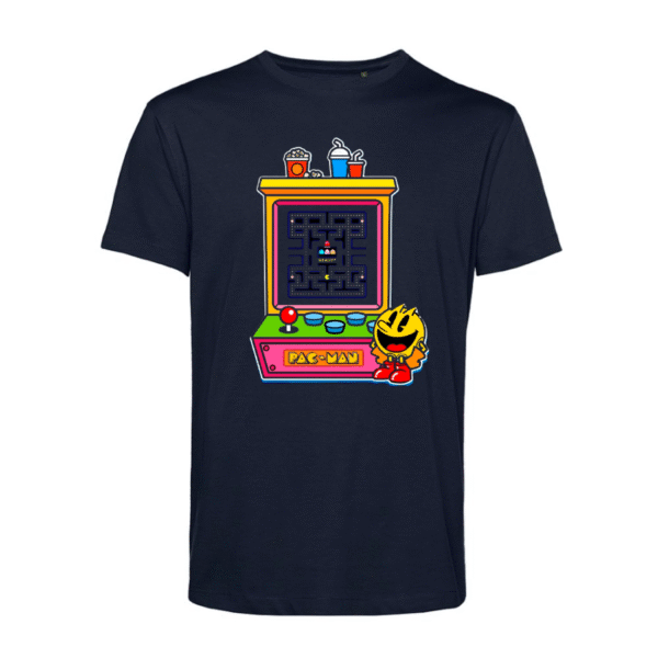 Polera Unisex Orgánica Pacman - SH#0077