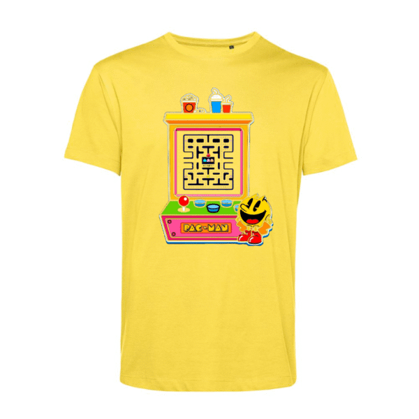 Polera Unisex Orgánica Pacman - SH#0077