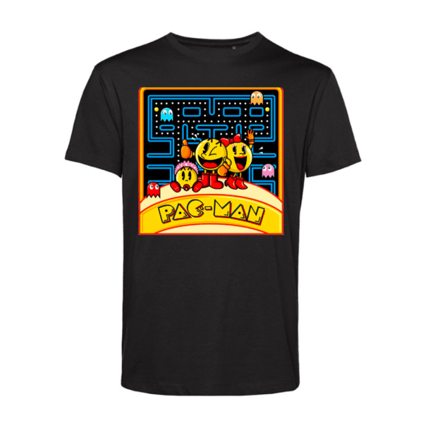 Polera Unisex Orgánica Pacman - SH#0079