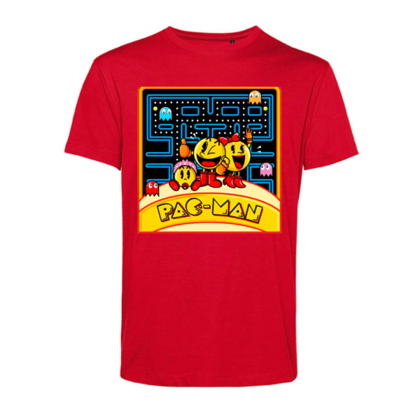 Polera Unisex Orgánica Pacman - SH#0079