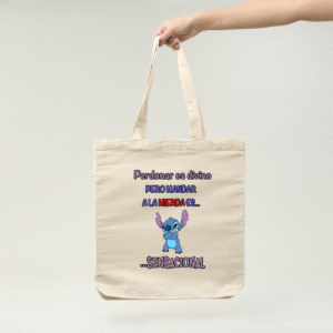 Bolsa de Algodón Orgánico Perdonar Meme – #SH0170